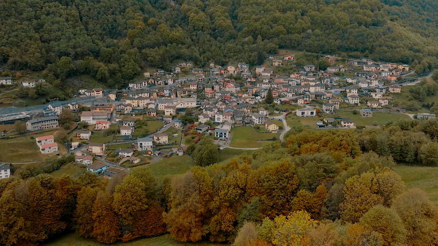 Il villaggio di Isone.