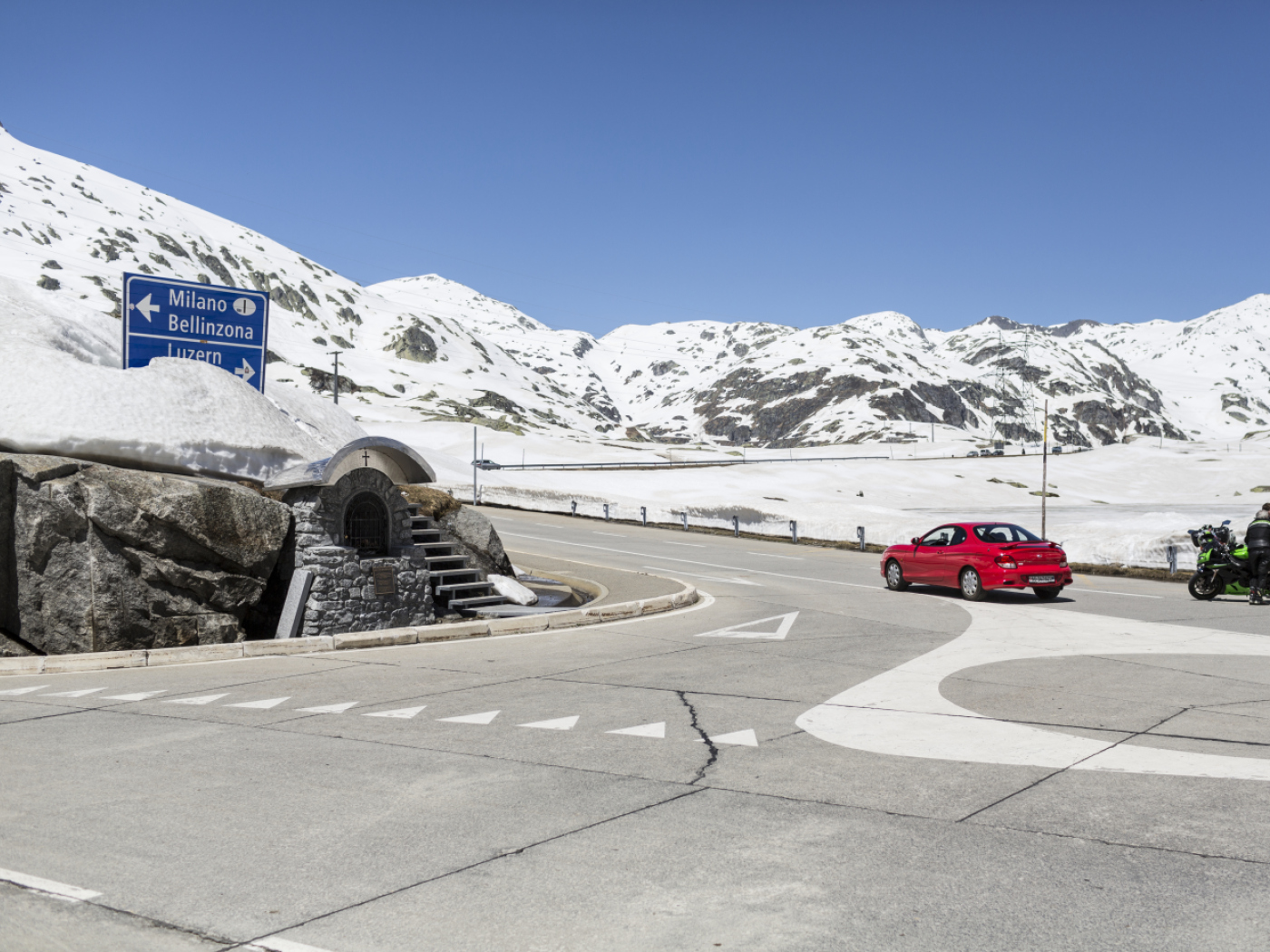 Gotthard Pass is completely closed from Friday