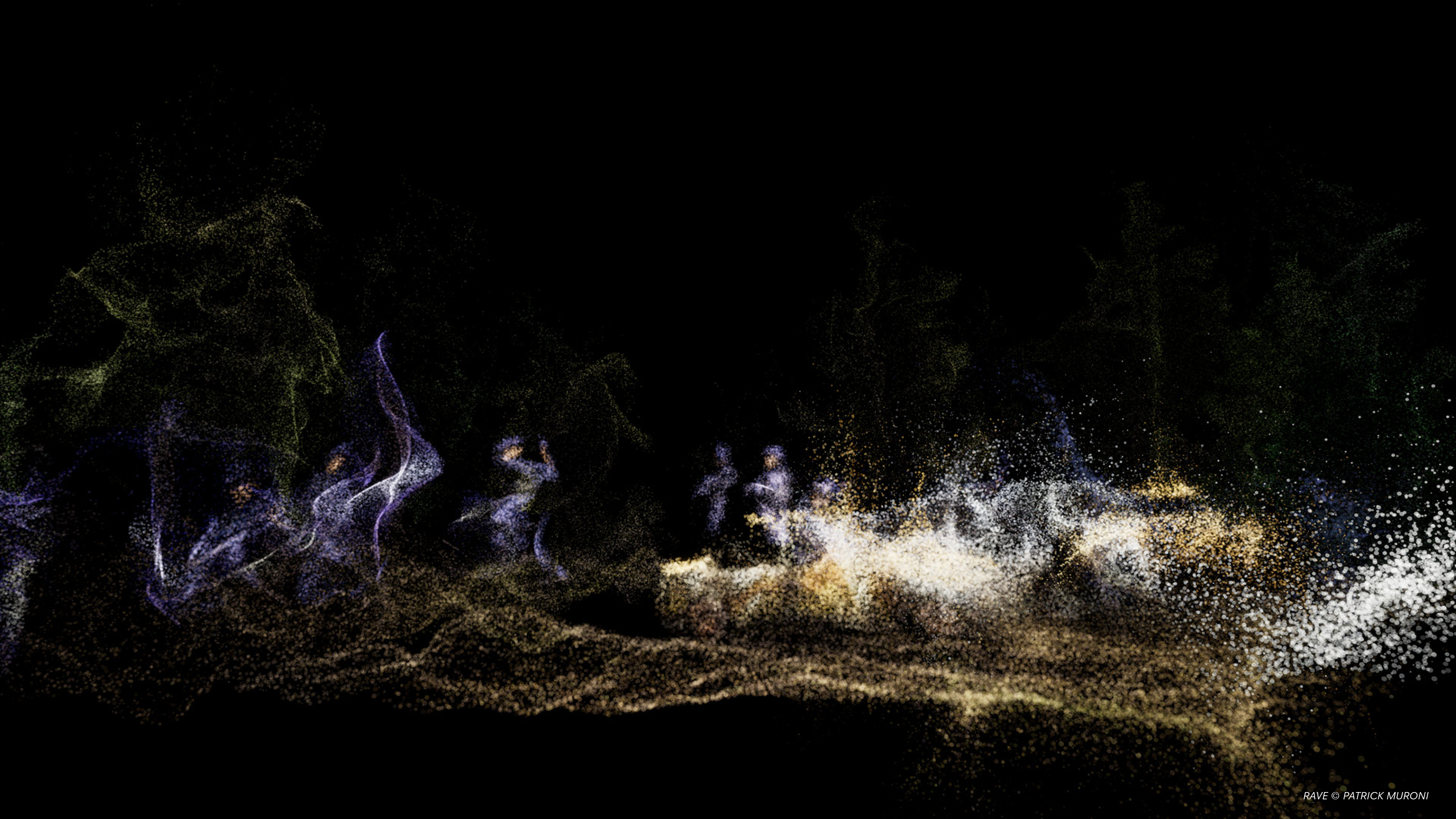 Immersing in "Rave", the visuals make the use of drugs unnecessary.