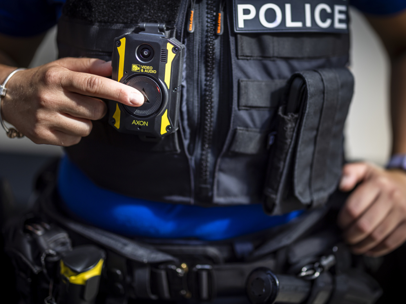 SBB: transport police with bodycam, positive result
