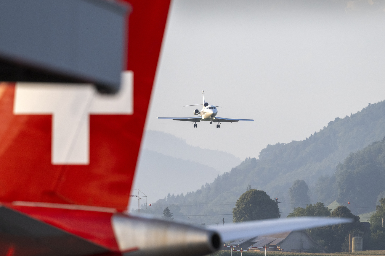 Un aereo di swiss