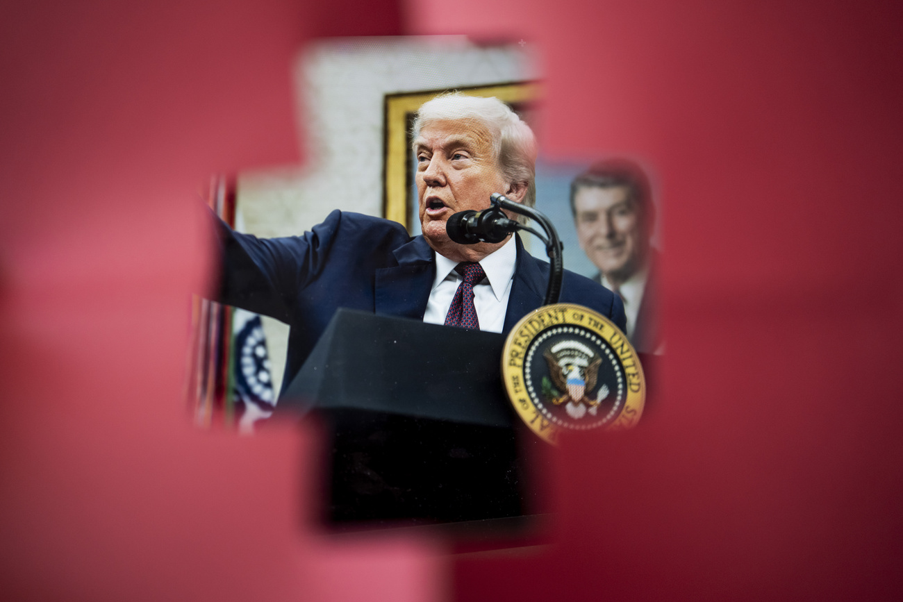 Recently asked about a possible reduction in tariffs, US President Donald Trump called Switzerland "a good ally".