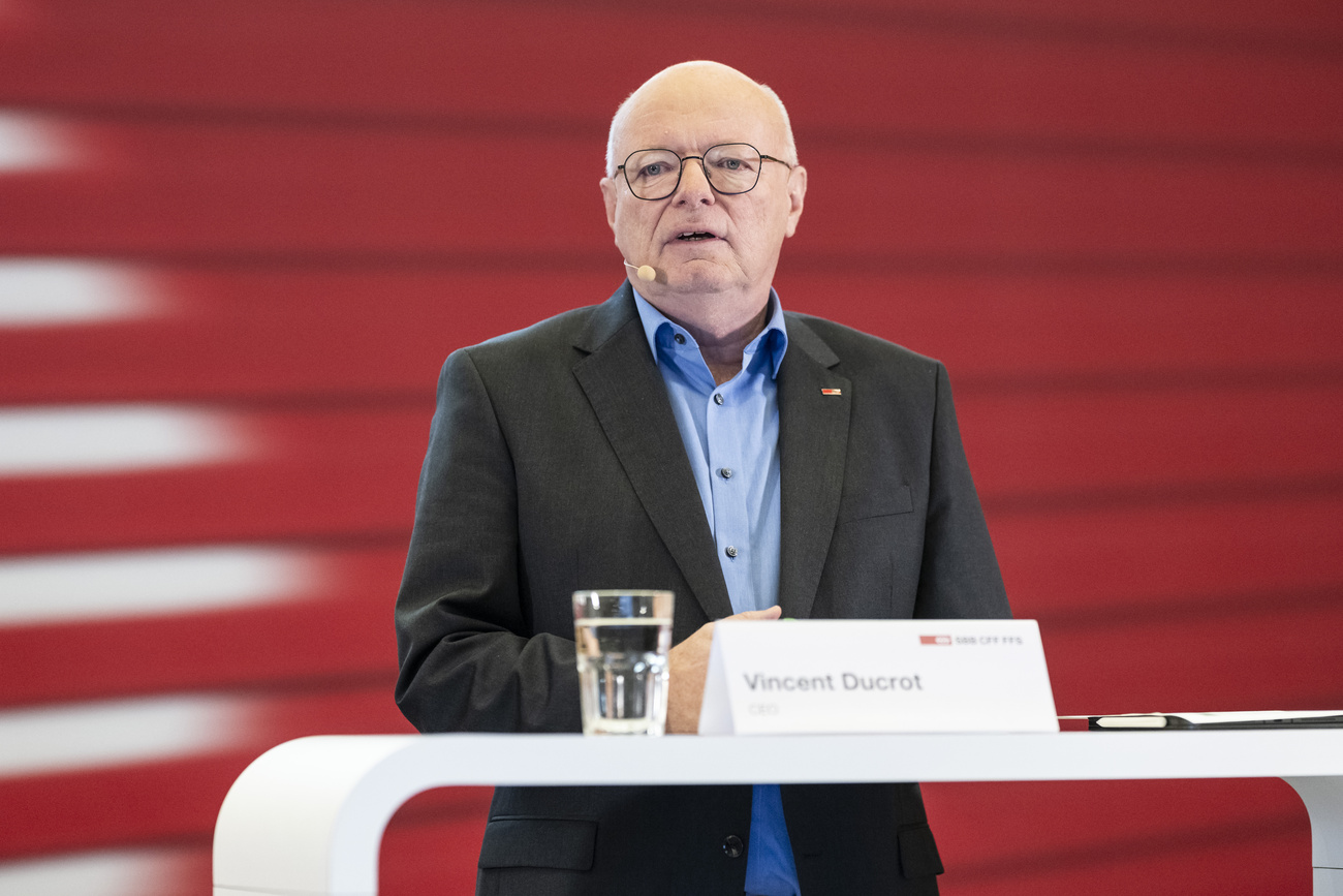 Vincent Ducrot, CEO of Swiss Federal Railways.