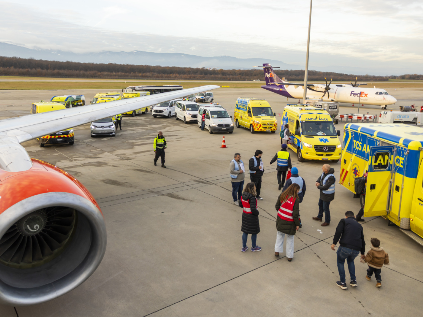More children from Gaza arrive in Switzerland