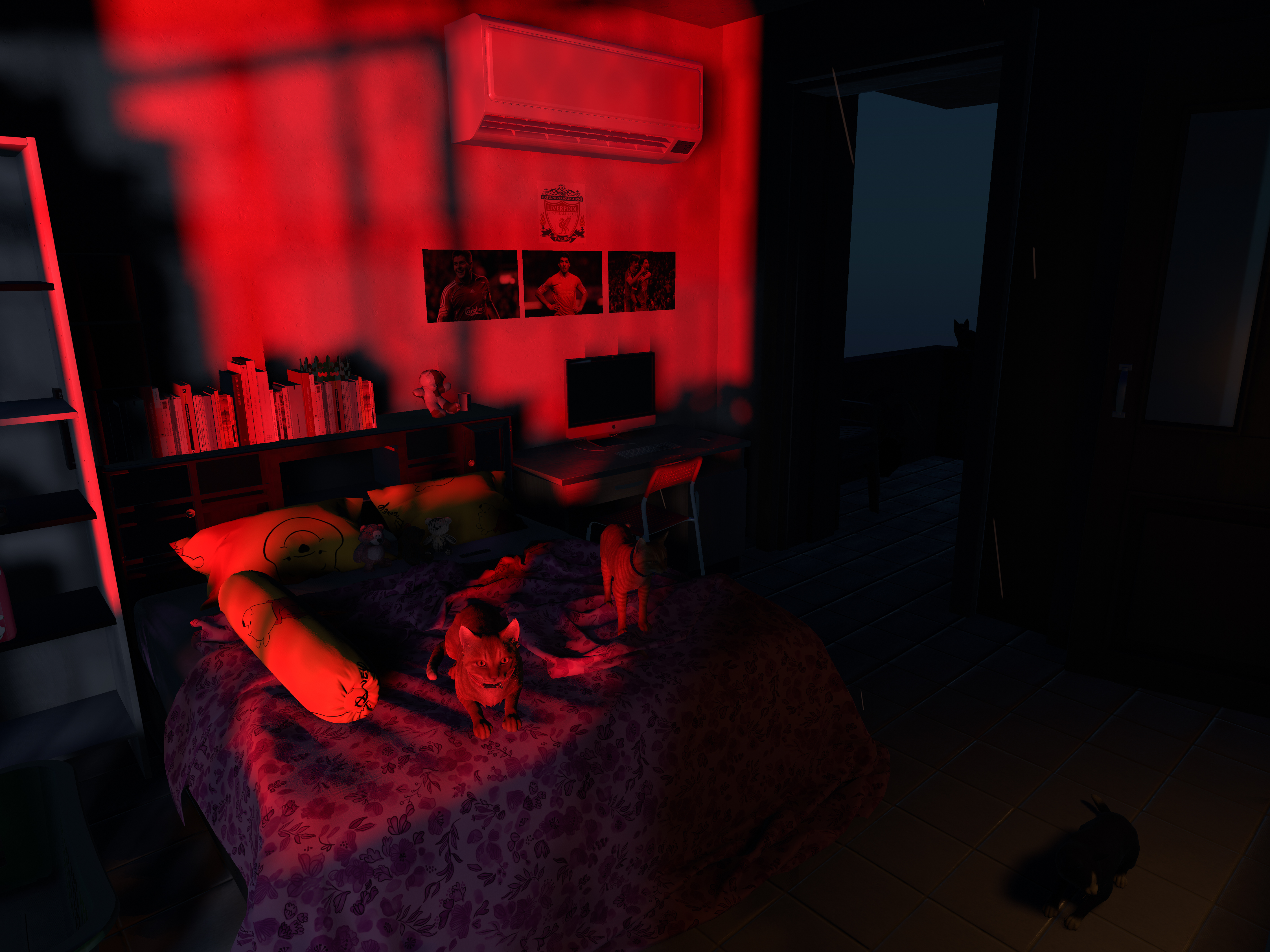 Renée's room in Pedroli's "Another Place".