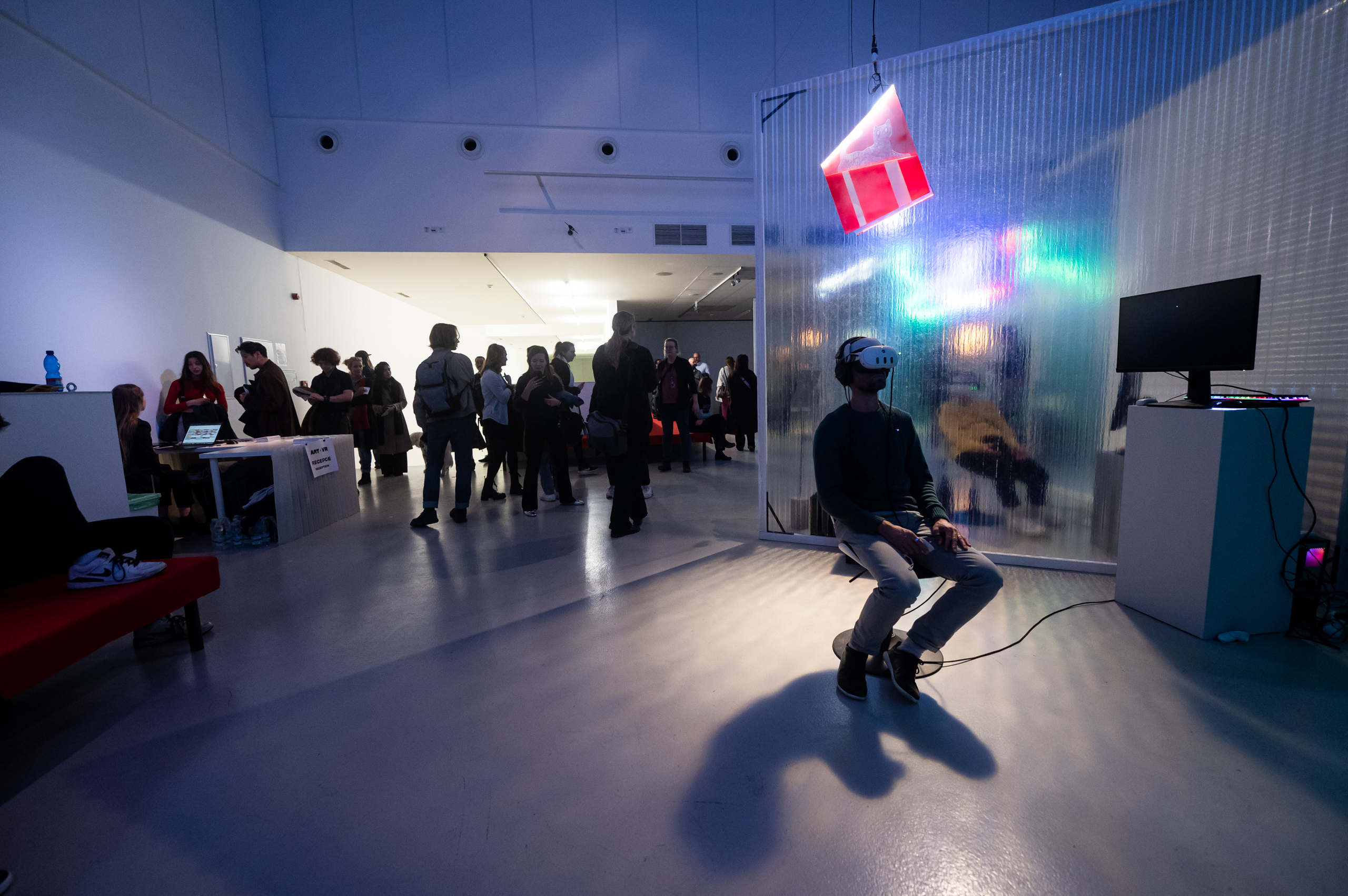 The museum became a center of private experiences: an ambient at Art*VR Festival in Prague.