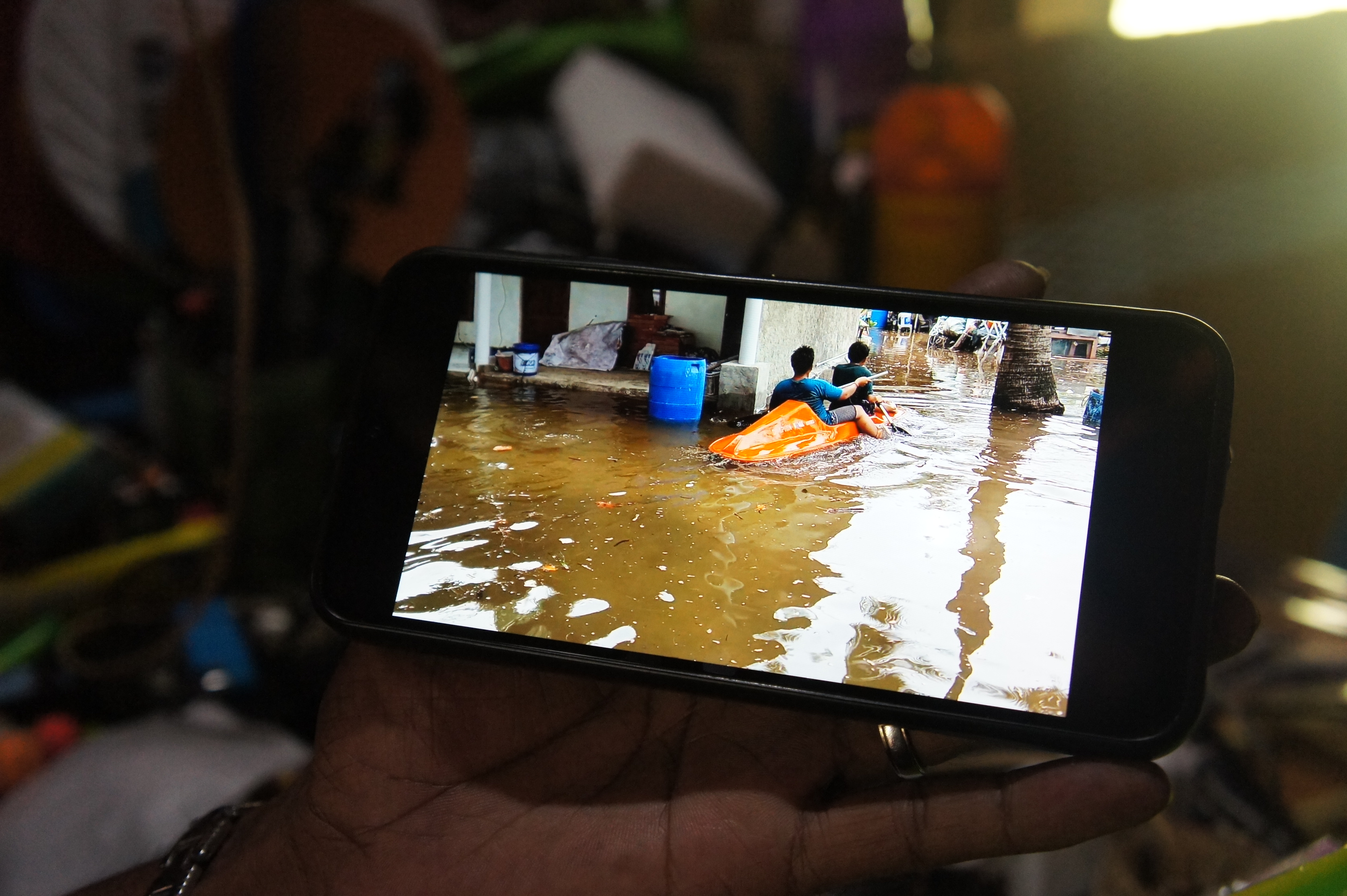 Inondation, Pulau Pari