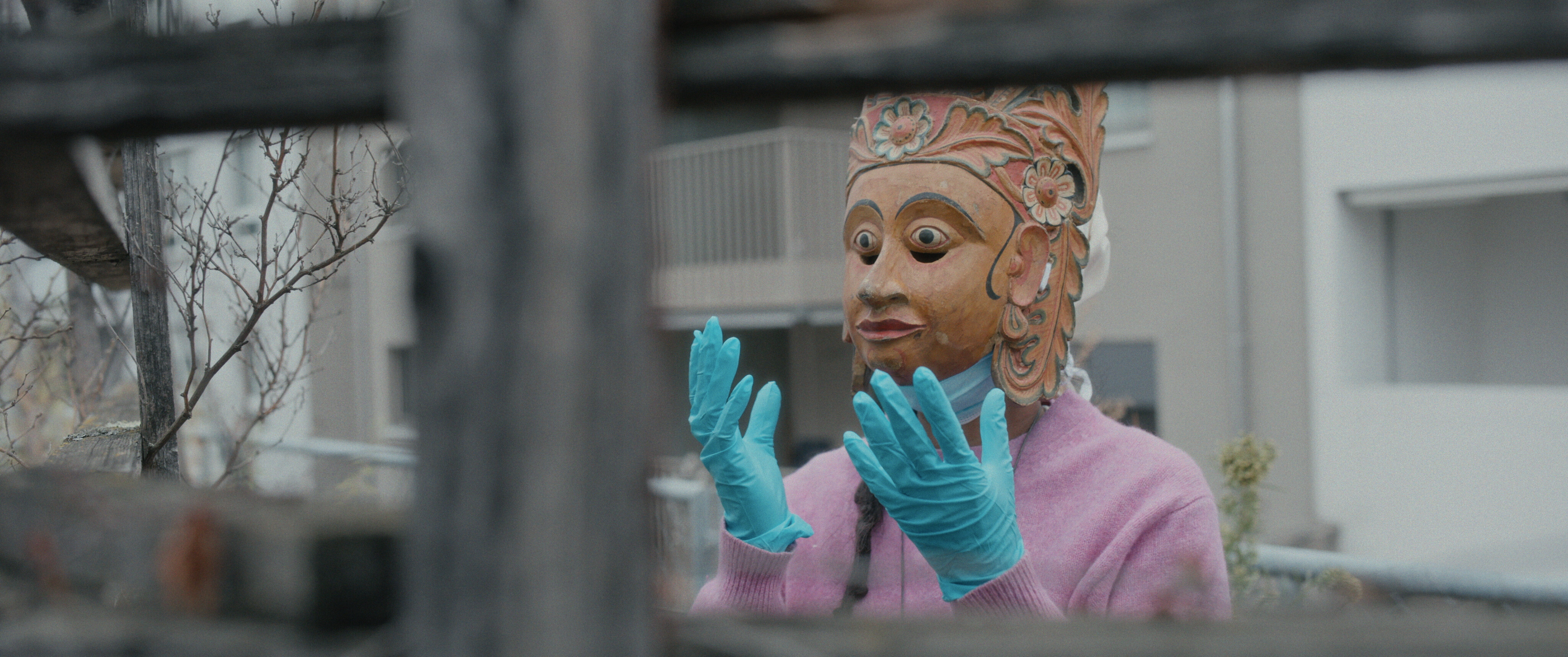 The release of spiritual meaning: putting on the mask after centuries of oblivion.