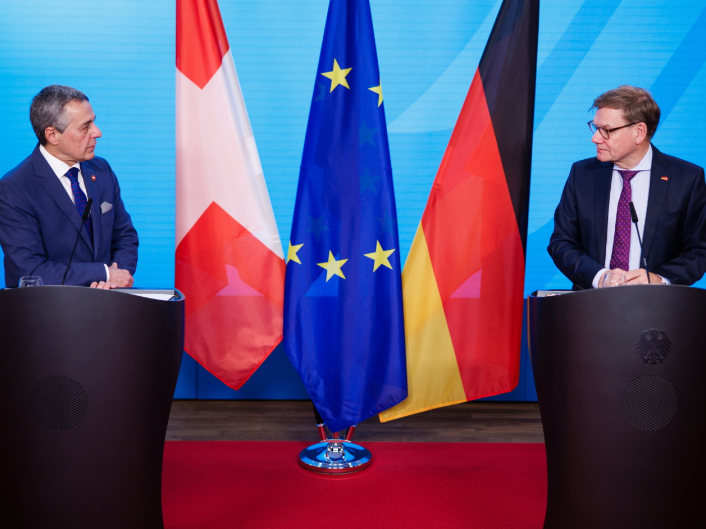 Ignazio Cassis met his German counterpart in Berlin