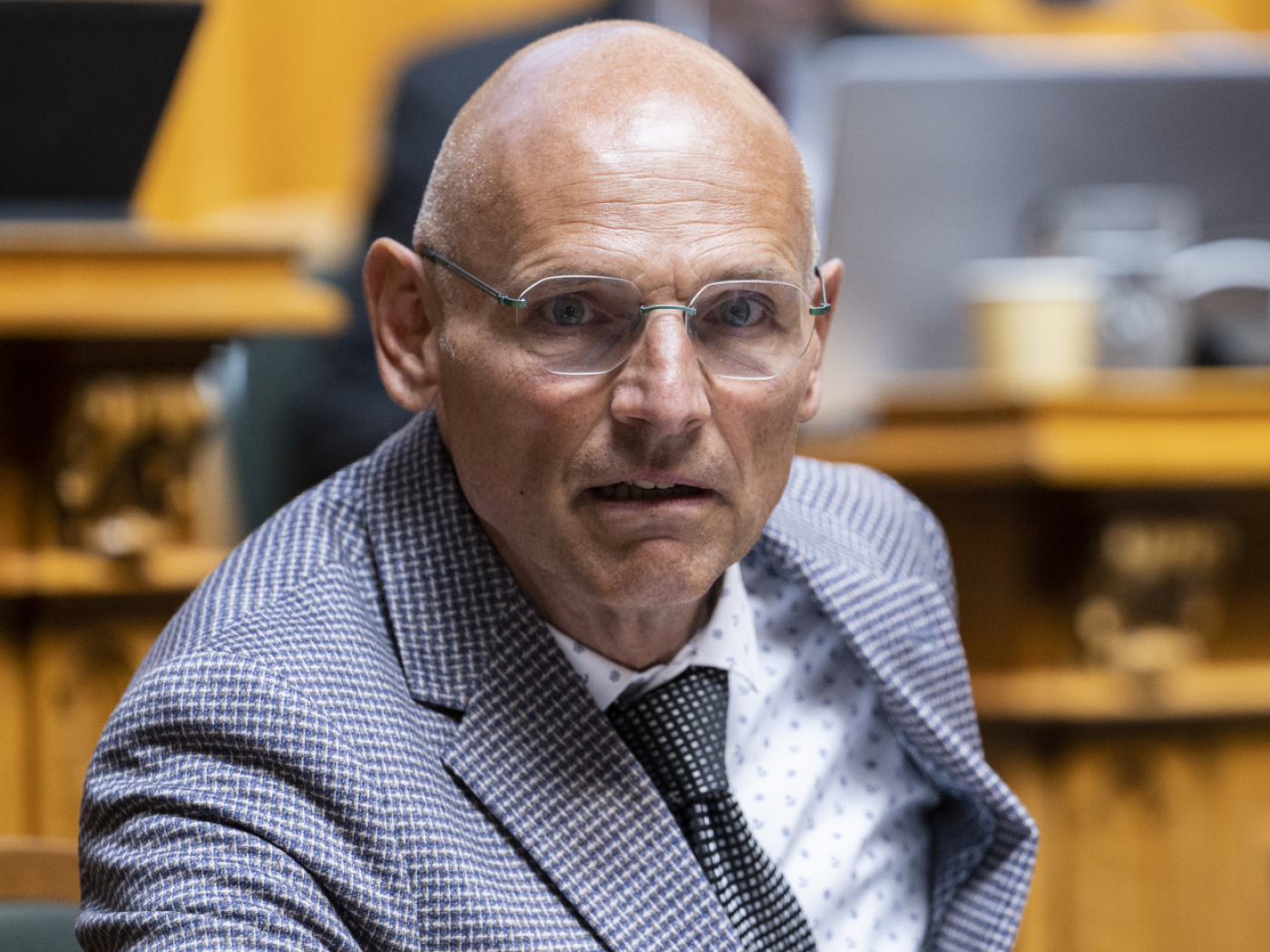 Alfred Heer died of an acute heart problem