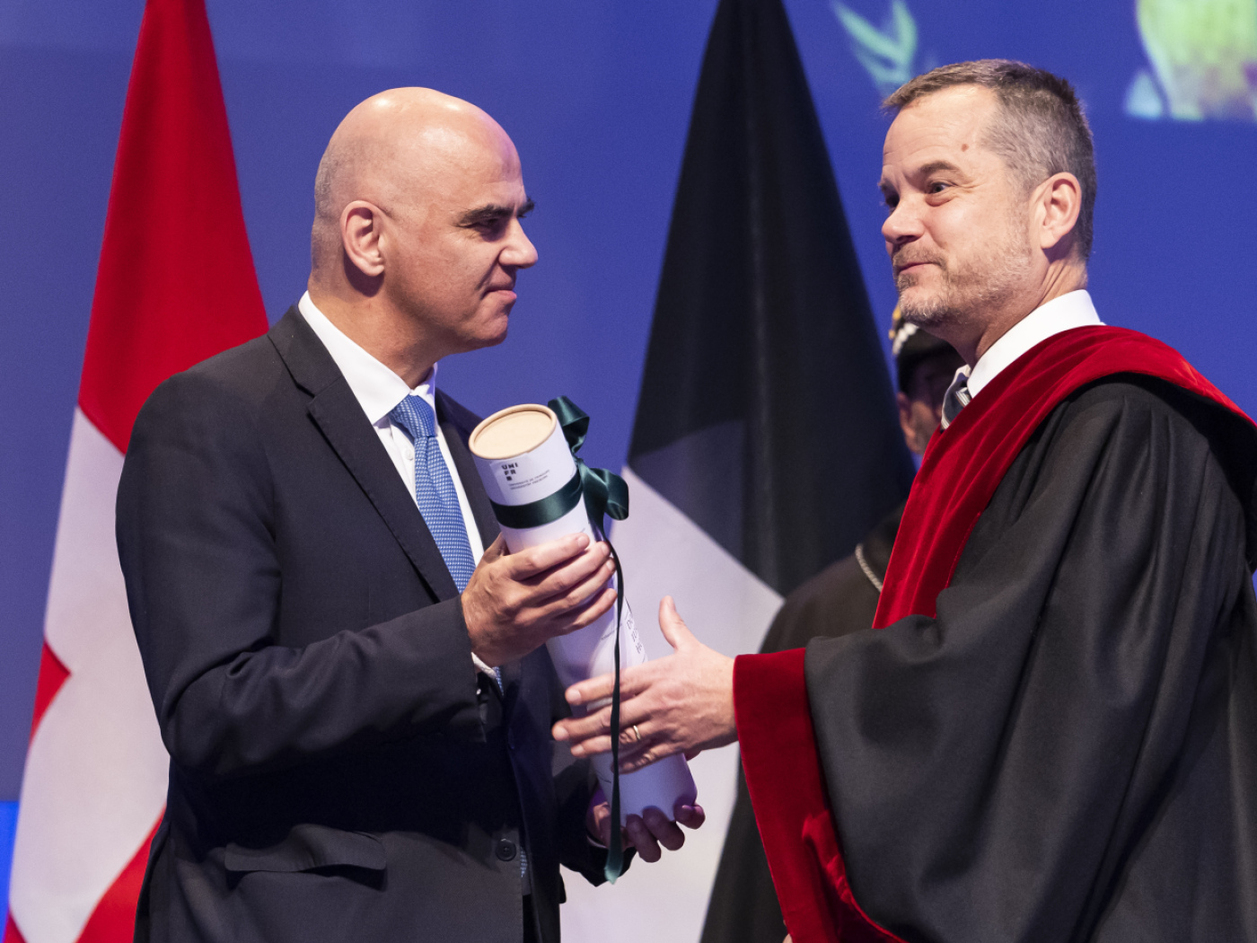 University of Fribourg awards Alain Berset an honorary doctorate