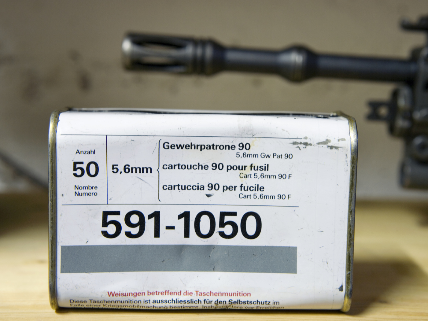 Members of the armed forces should be able to take ammunition home again