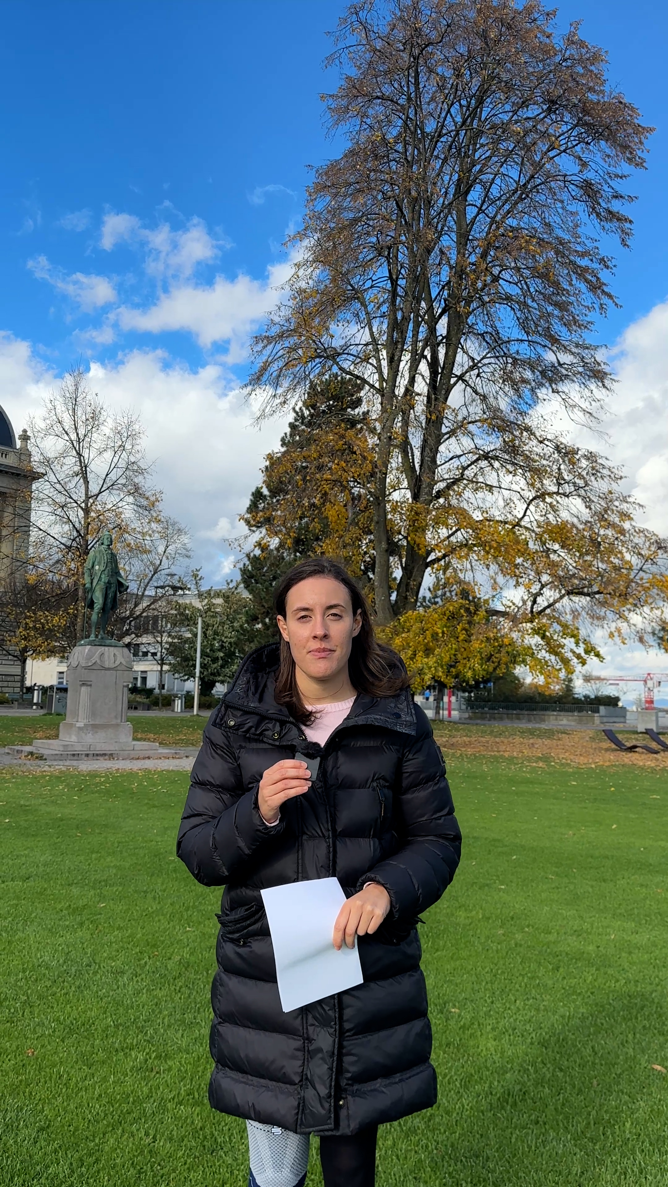 Photo of a woman in a park