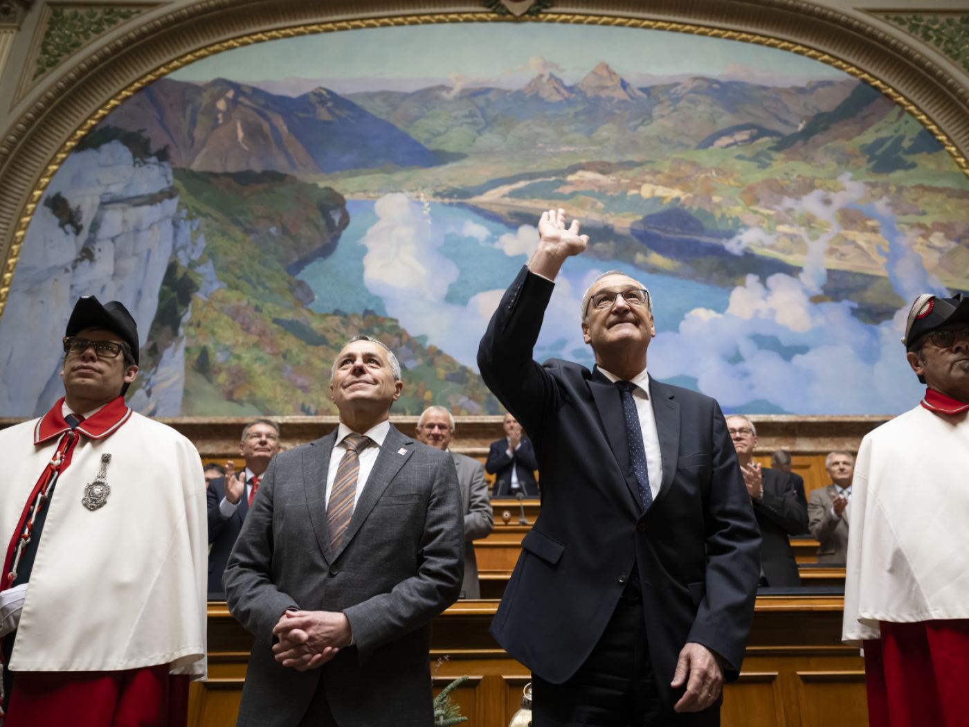 Parmelin elected Swiss President with record result