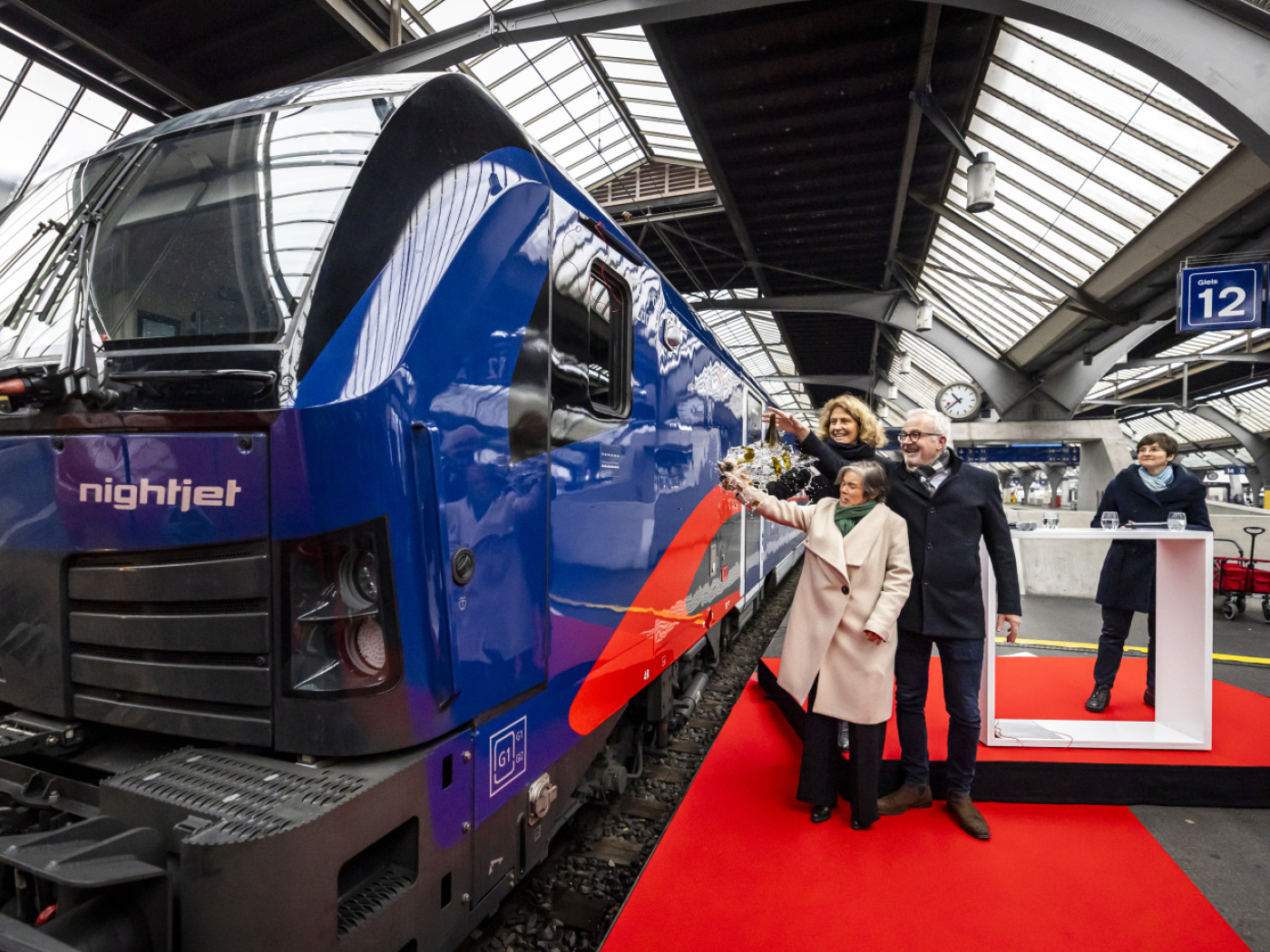 SBB presents new night train in Zurich