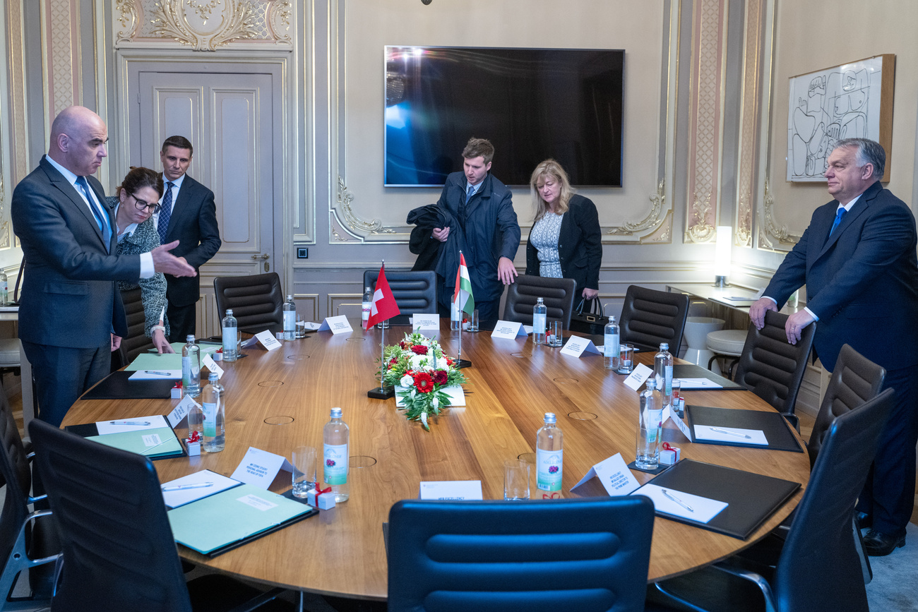 维克托-欧尔班在瑞士