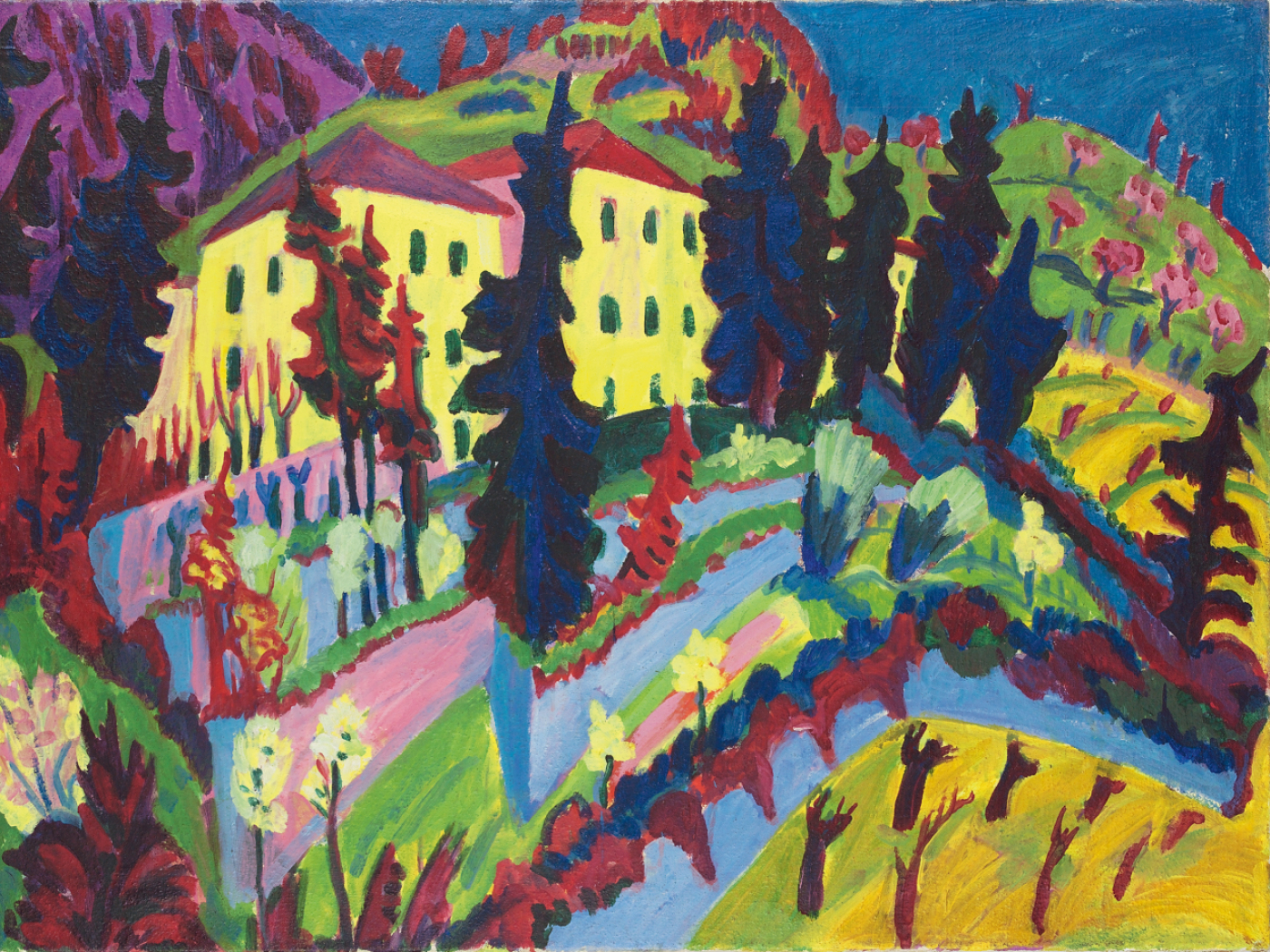 Ein charakteristisches Merkmal des Expressionismus ist die Farbexplosion, die die Kunst zu Beginn des letzten Jahrhunderts revolutionierte.