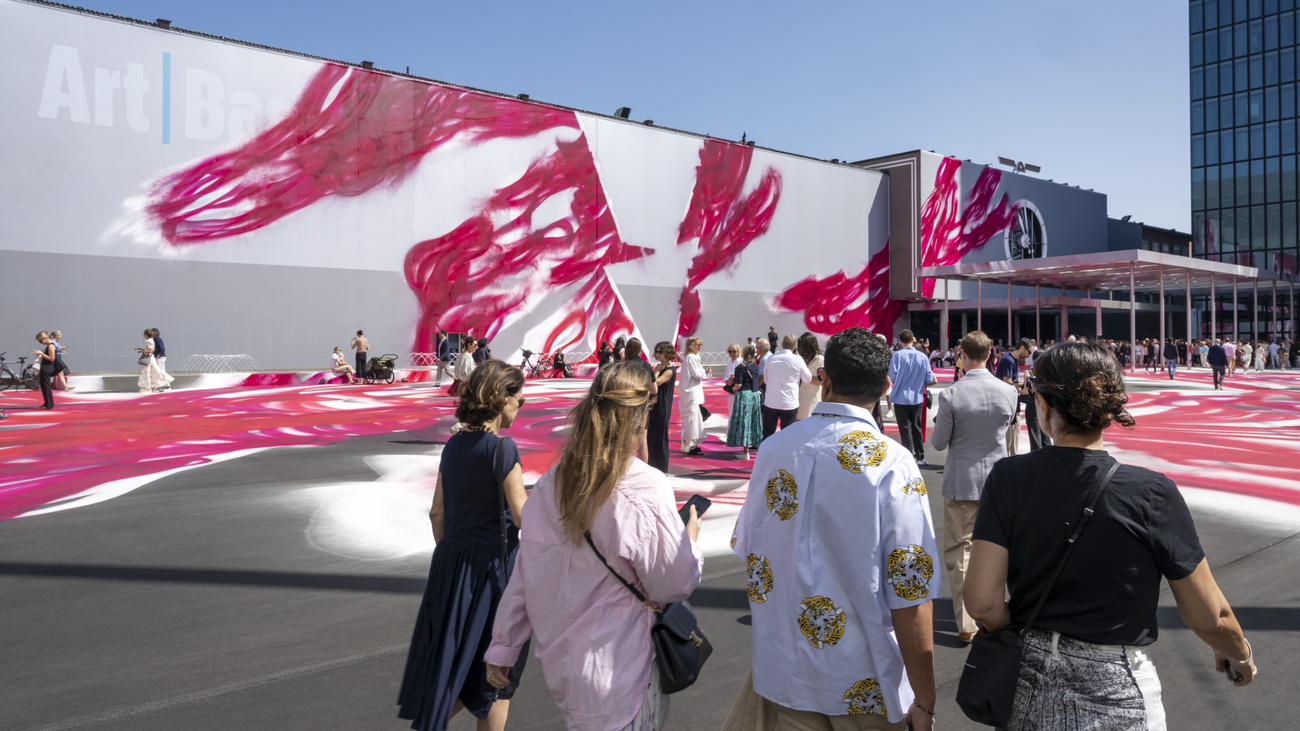 Outside Art Basel 2025