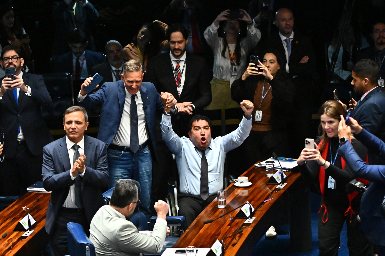 Políticos no Congresso brasileiro