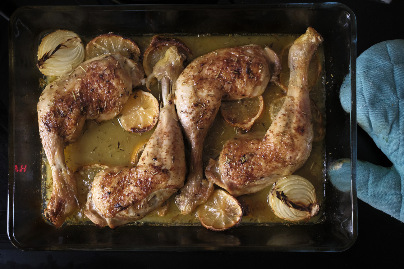 pieces of chicken meat