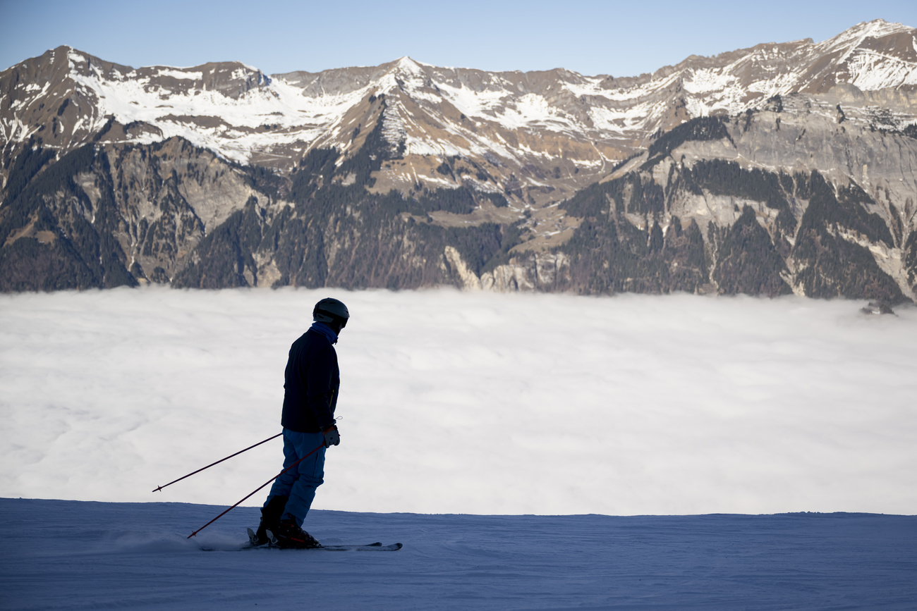 American visitors flock to Swiss ski pistes