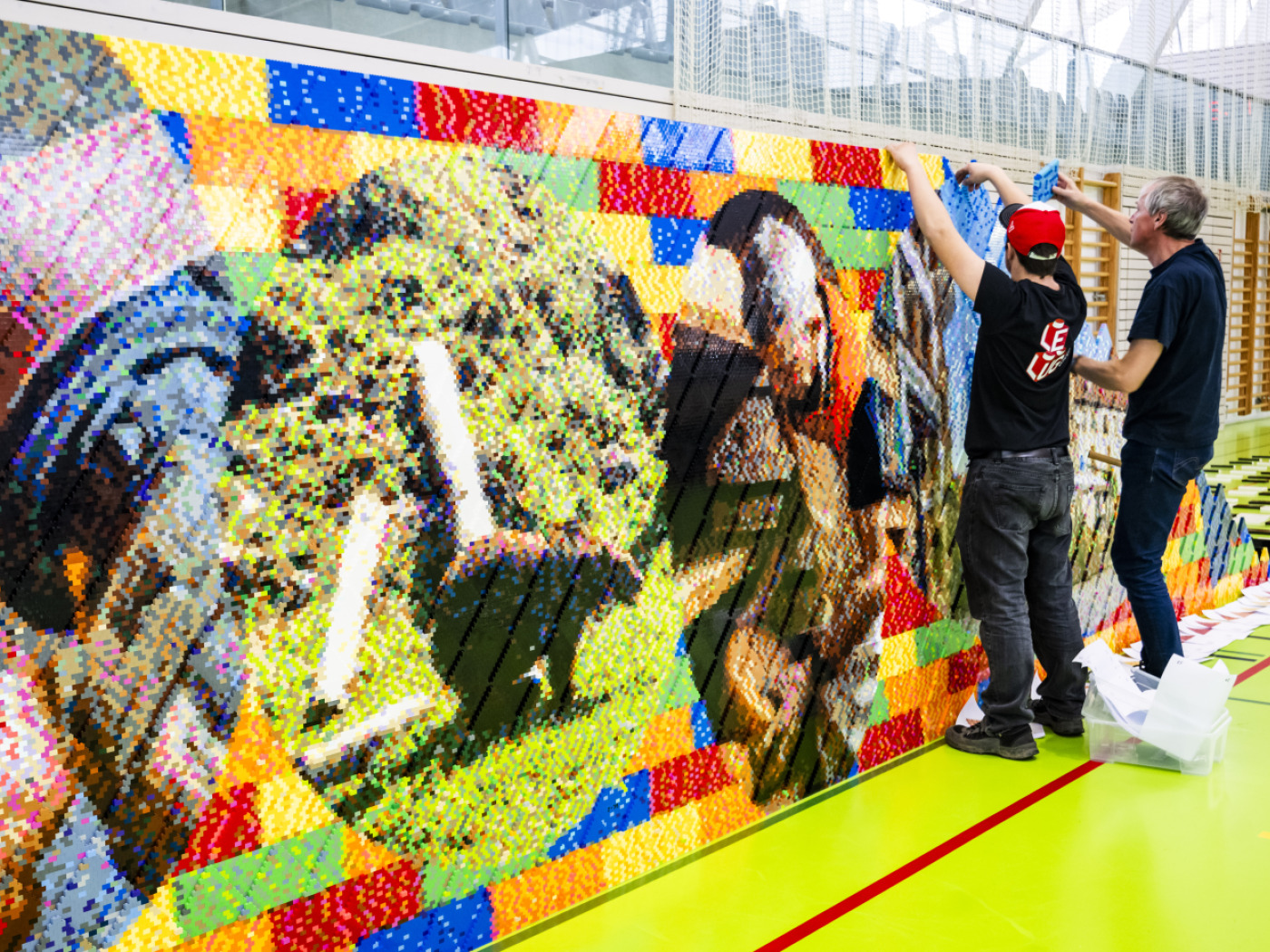Yverdon-les-Bains breaks world record for largest Lego mural