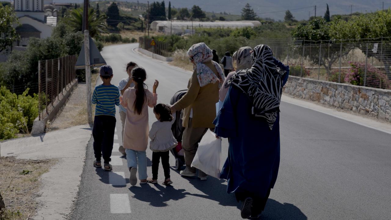 On retrouve beaucoup de familles et d'enfants dans ce centre.