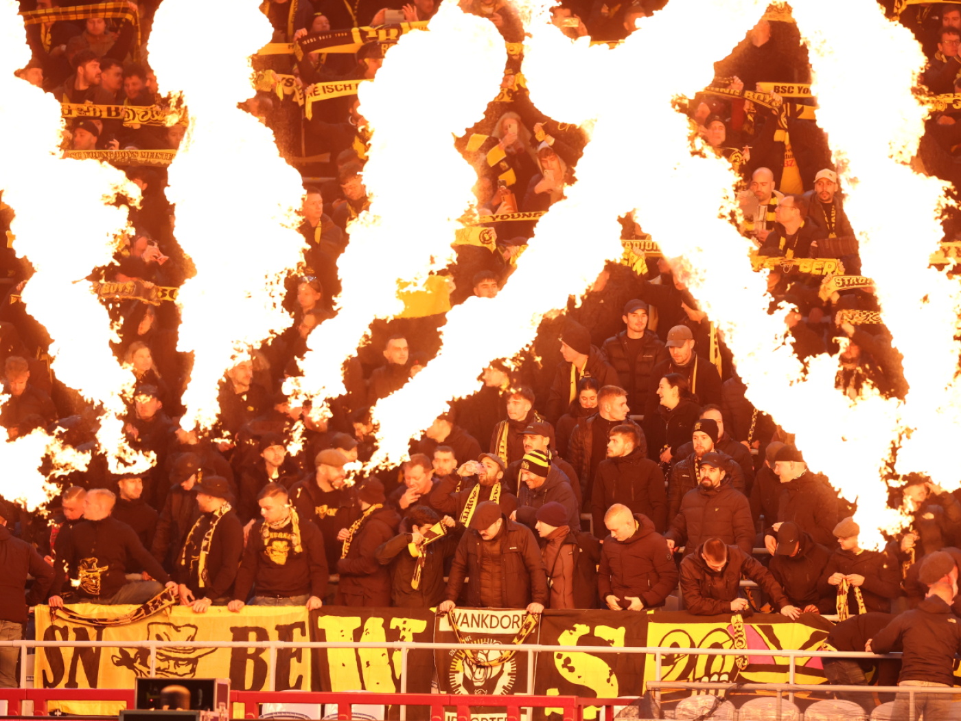 English court imposes five-year stadium ban on YB fans