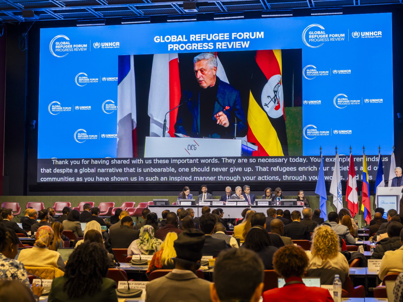 Head of the UNHCR: "we have made progress" in 10 years