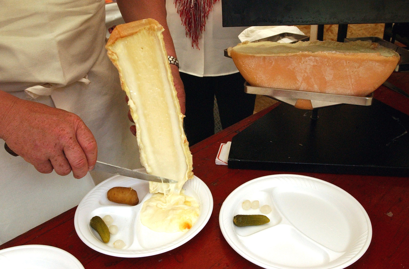 Una porzione di raclette.