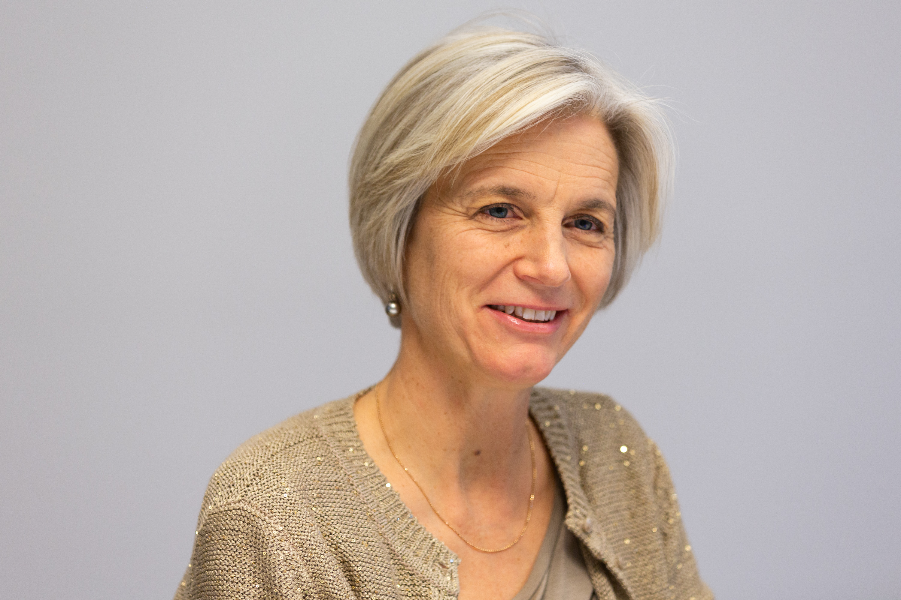 Anna Hug during the interview