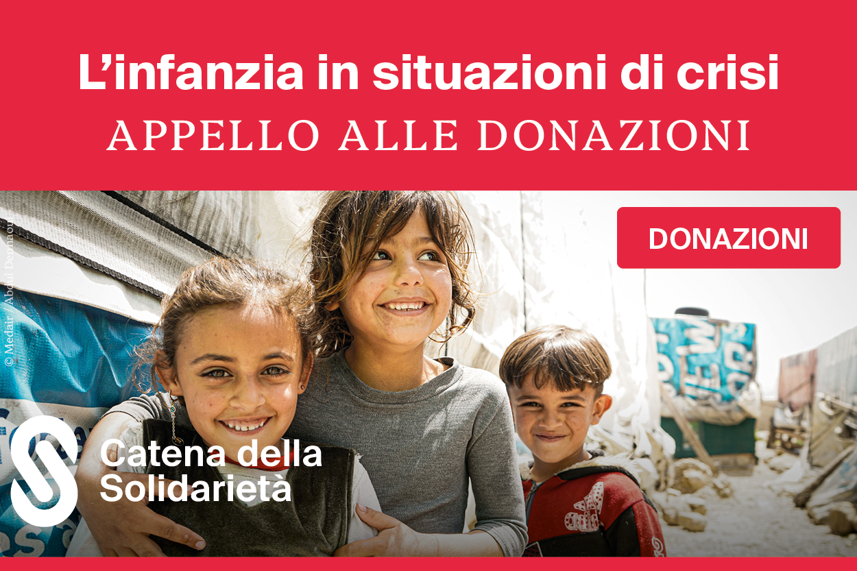 banner catena della solidarietà