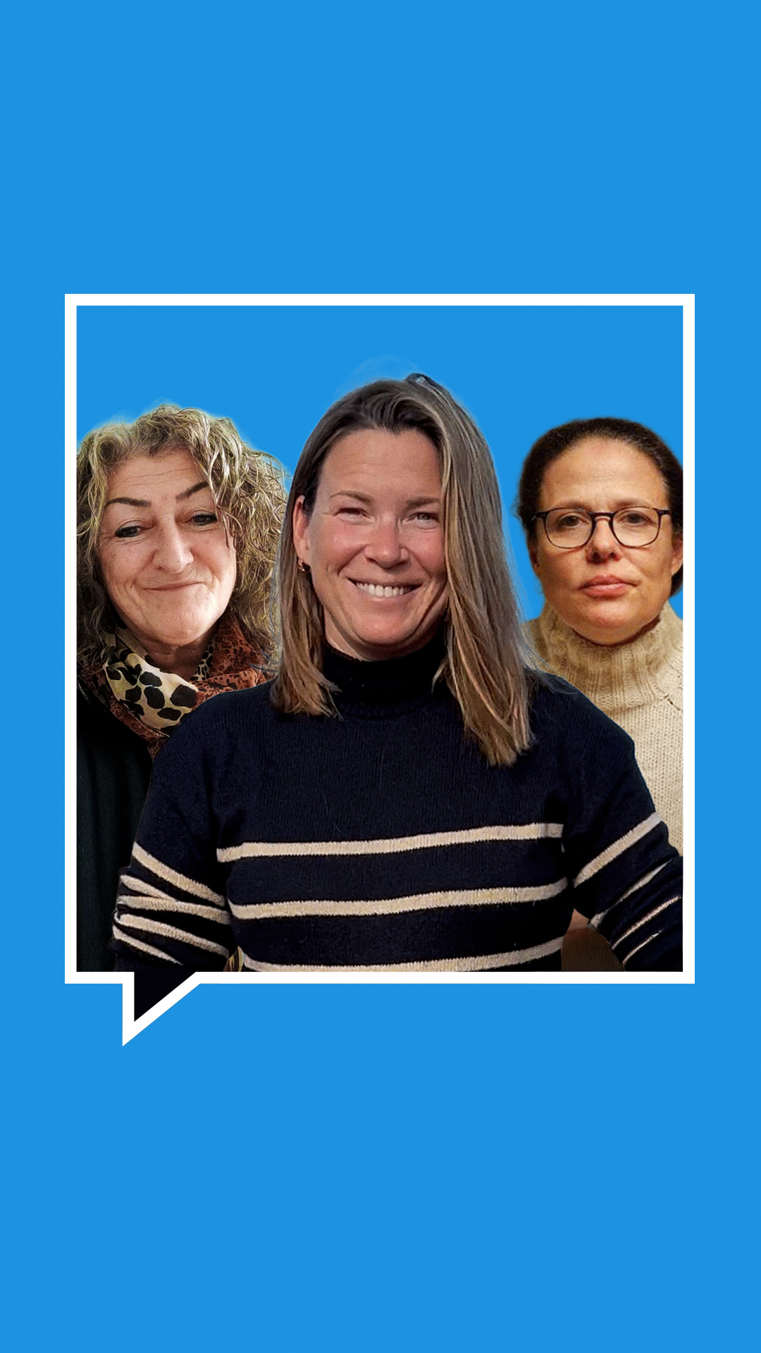 Três retratos de mulheres suíças no estrangeiro