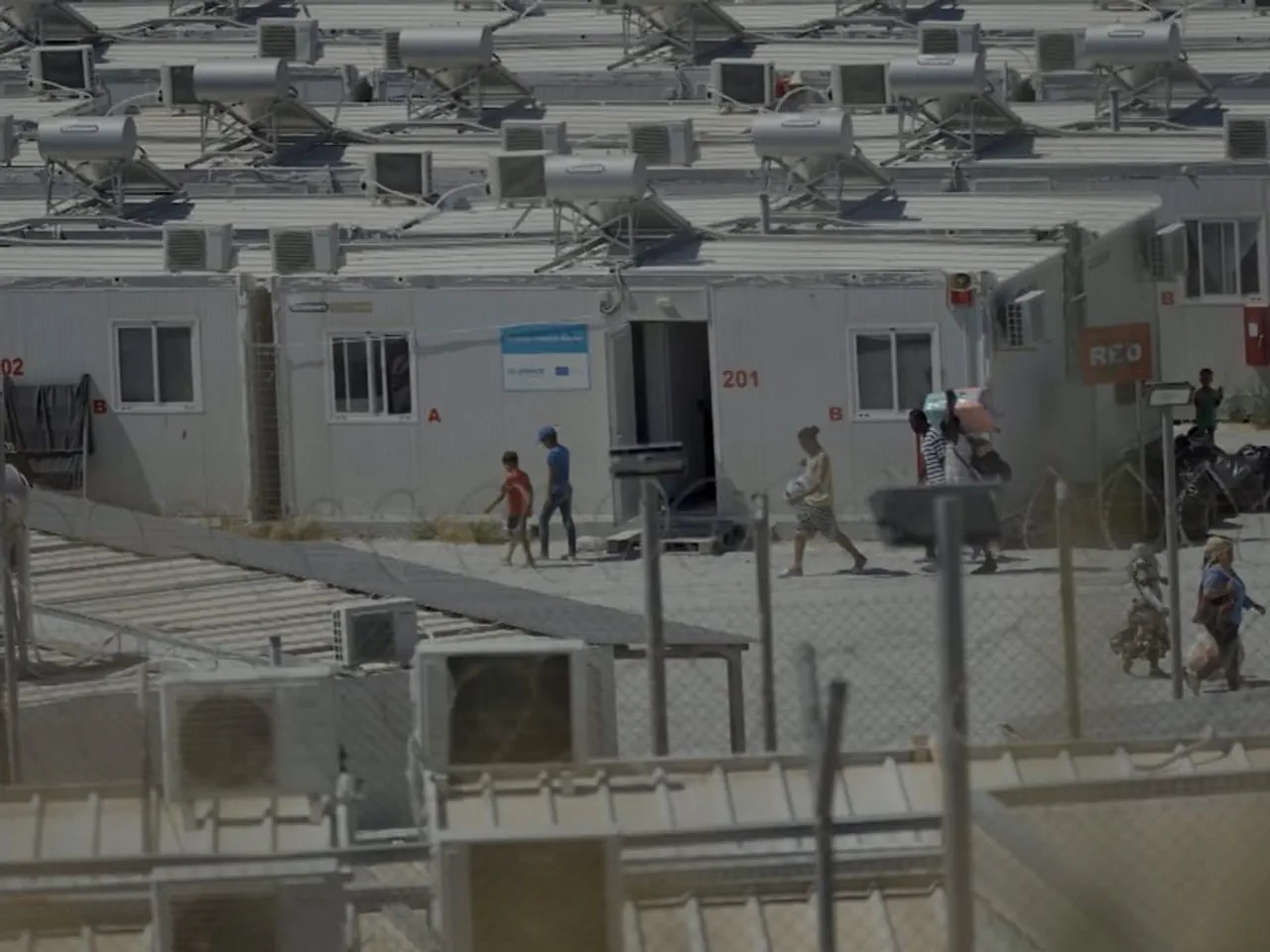 Das geschlossene Zentrum mit kontrolliertem Zugang, kurz CCAC, in Samos.