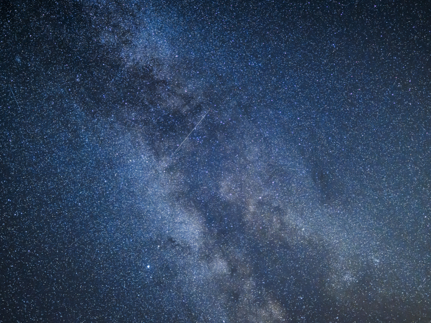 A shower of shooting stars reaches its peak during the night