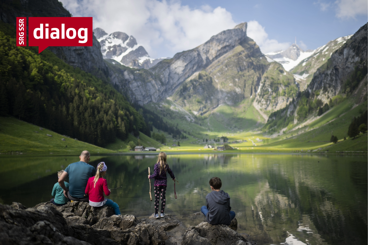 Menschen auf Wanderung