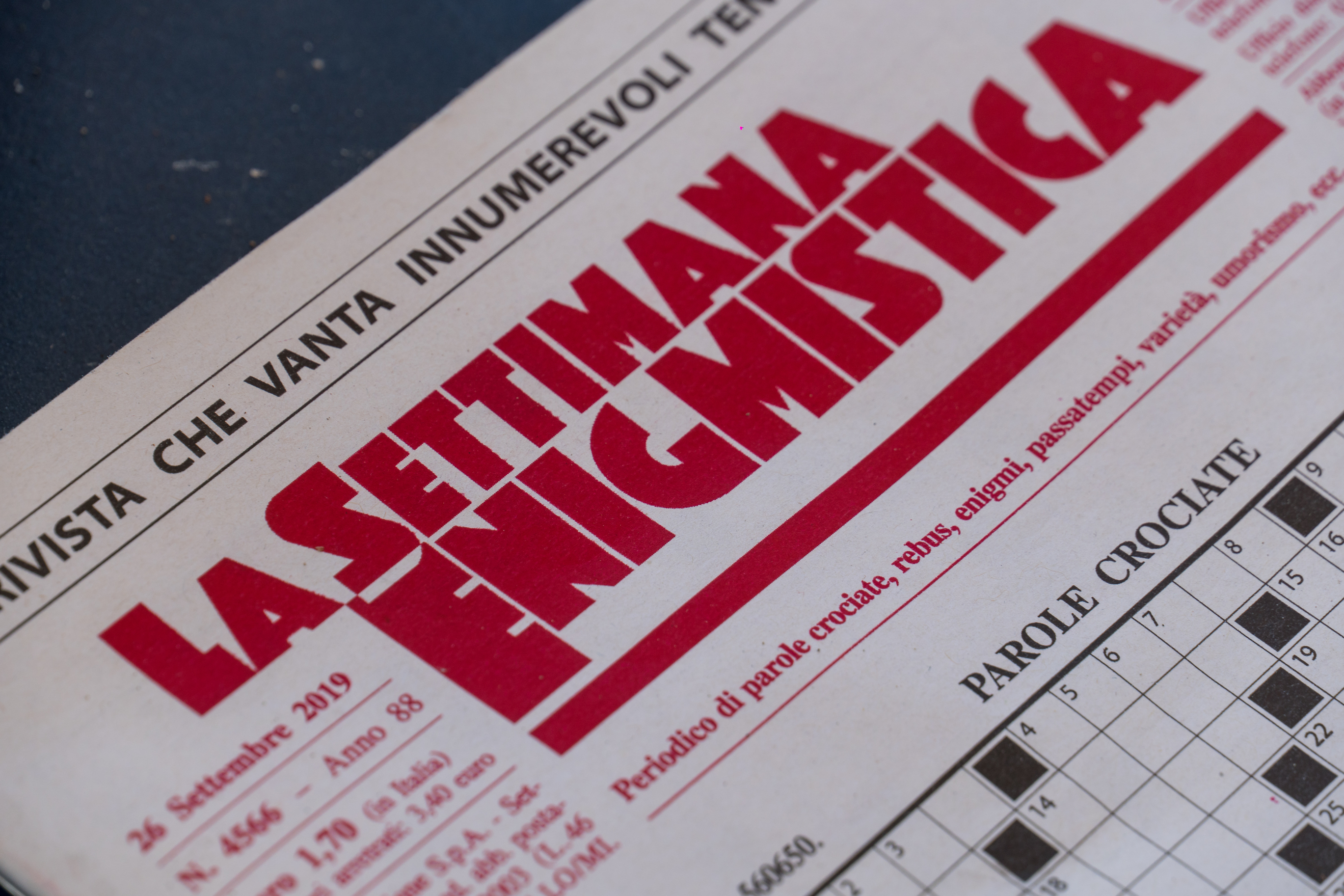 Un numero de La Settimana Enigmistica.