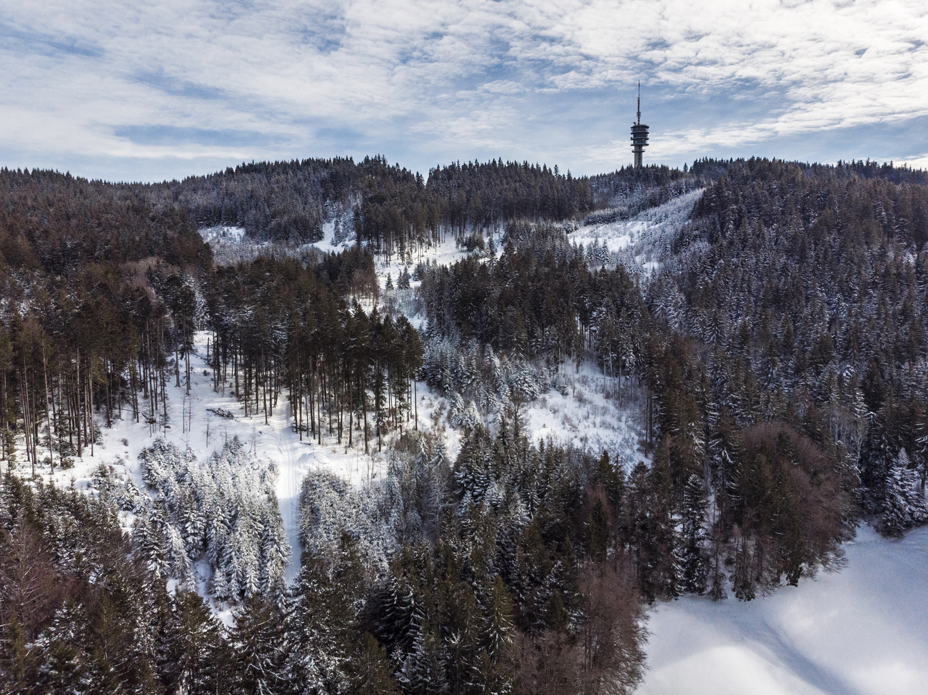 The Gibloux Tower in canton Fribourg