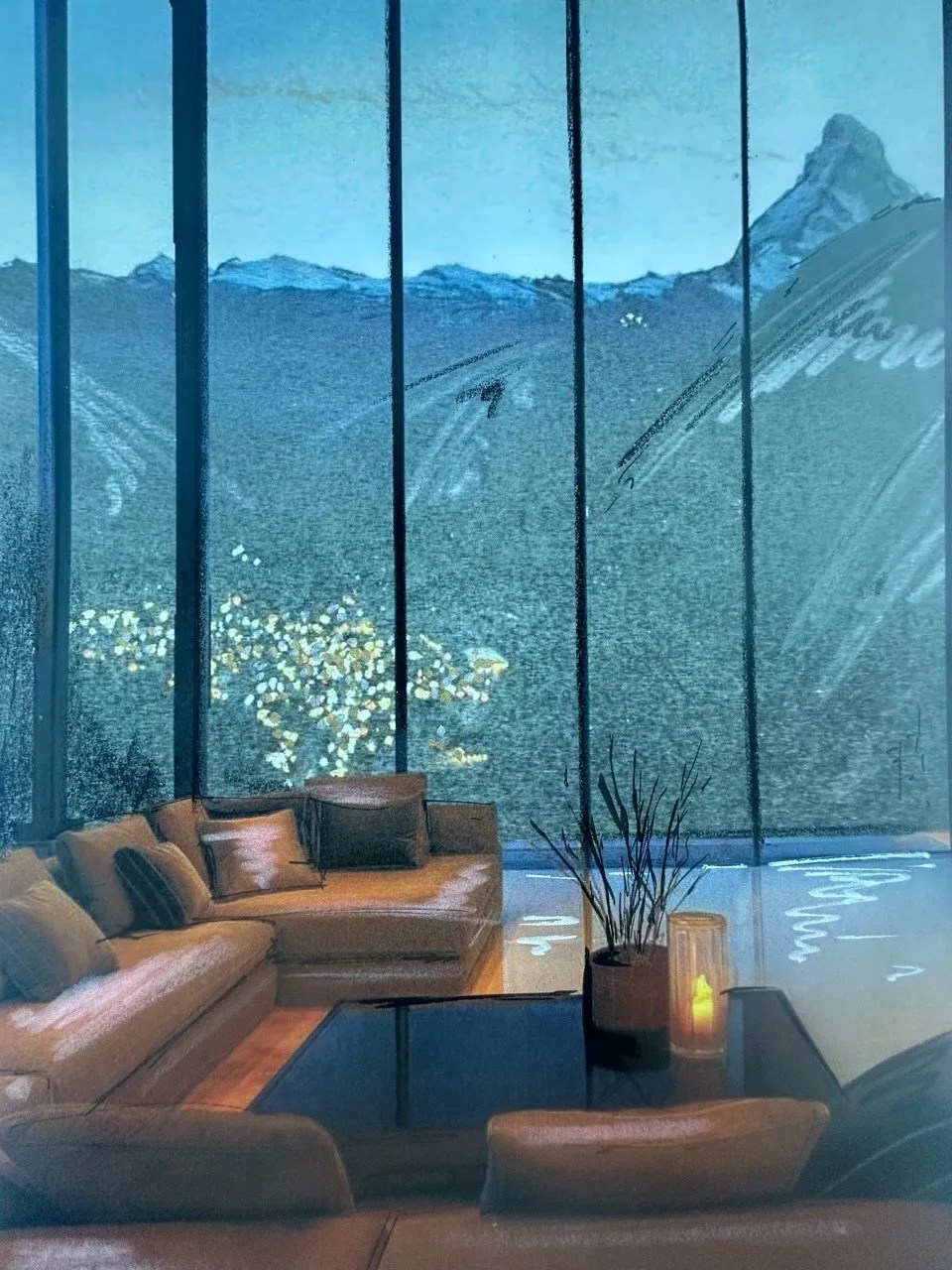 摩天大樓計劃建造在策馬特鎮的四塊小農田上。