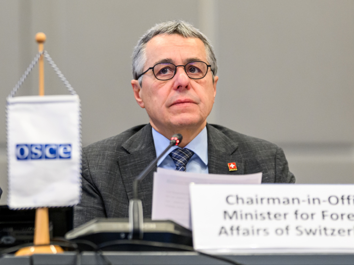 Current crisis should strengthen the OSCE, says Cassis