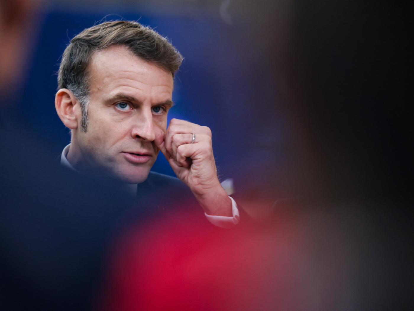 Emmanuel Macron in Switzerland on Friday for the tribute ceremony