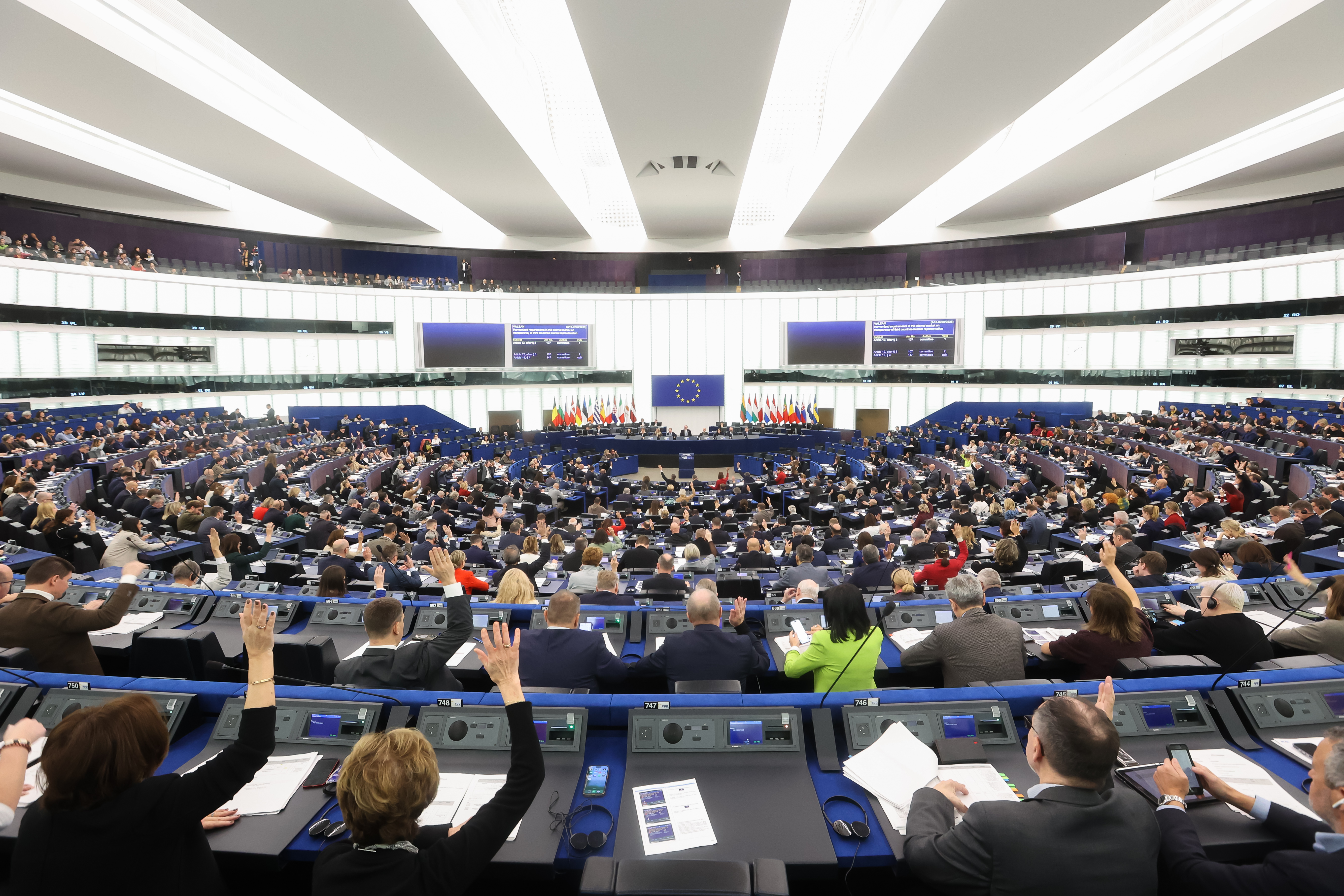 Im europäischen Parlament