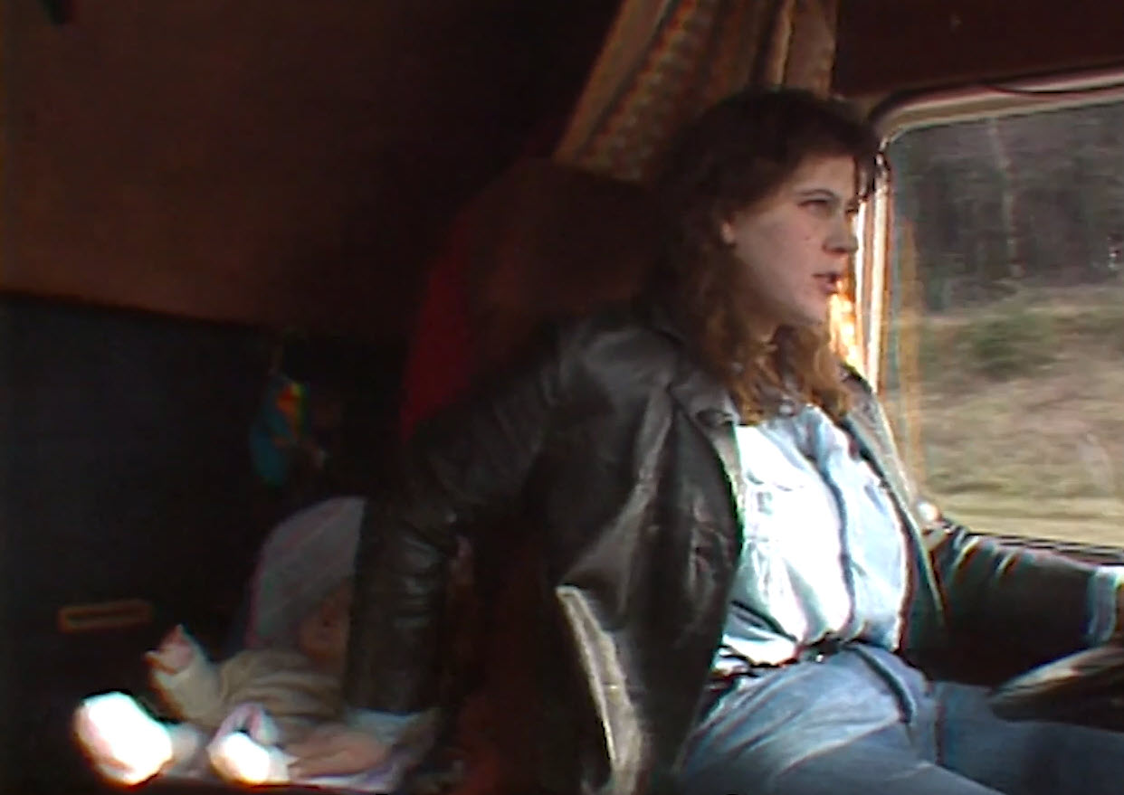 Persona in un camion