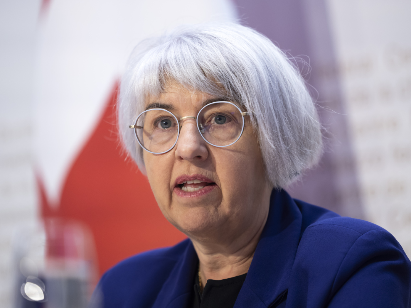 La consigliera federale Elizabeth Baume-Schneider.