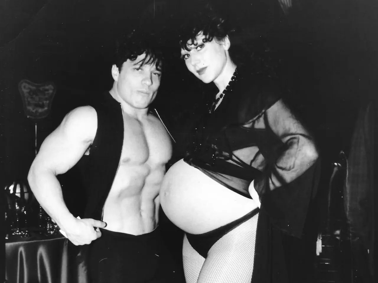 Le couple en 1994 : « David voulait que nous ayons ce bébé. C'est la meilleure chose que j'ai jamais faite. »