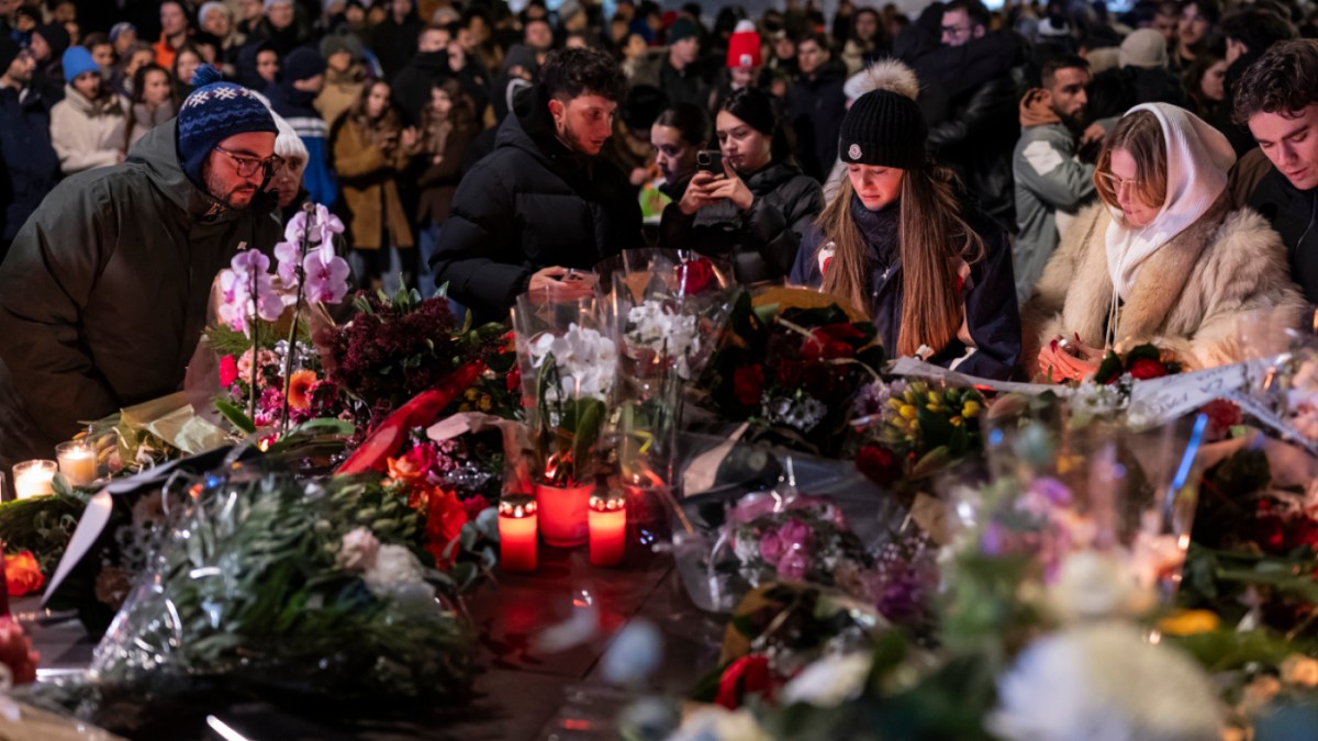 Mourners pay tribute to Crans-Montana bar fire victims - SWI ...