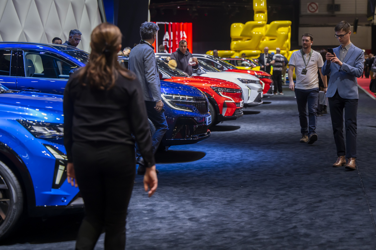 Auto esposte al Salone di Ginevra del 2024.