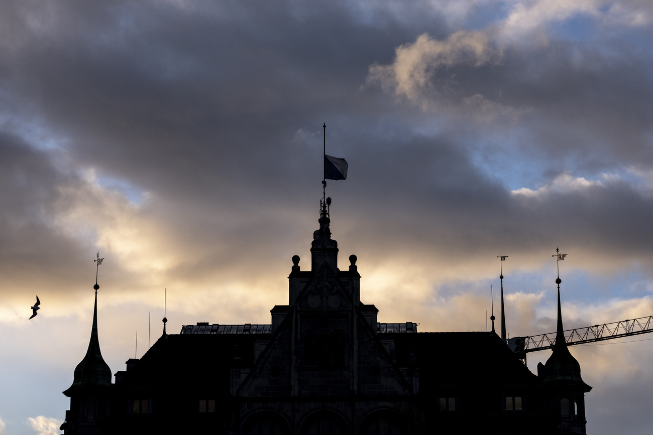 Edificio in controluce