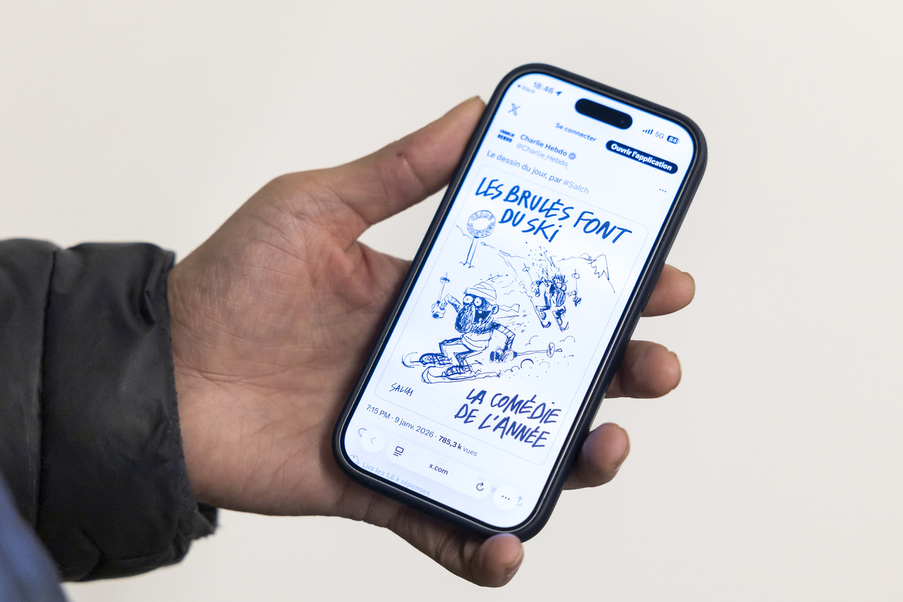 vignetta di charlie hebdo LES BRULES FONT DU SKI