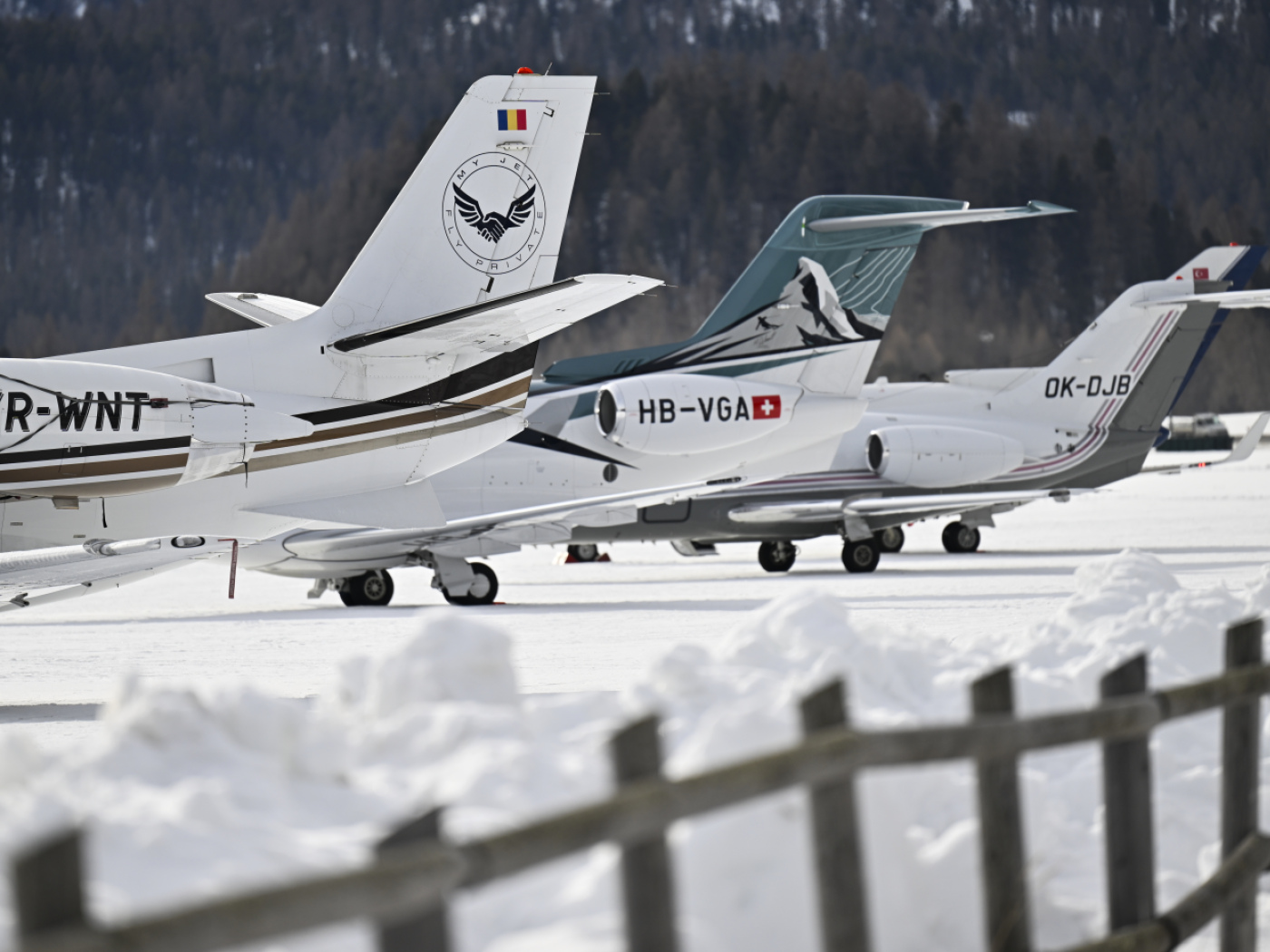 Greenpeace reports sharp rise in private jets to WEF in Davos